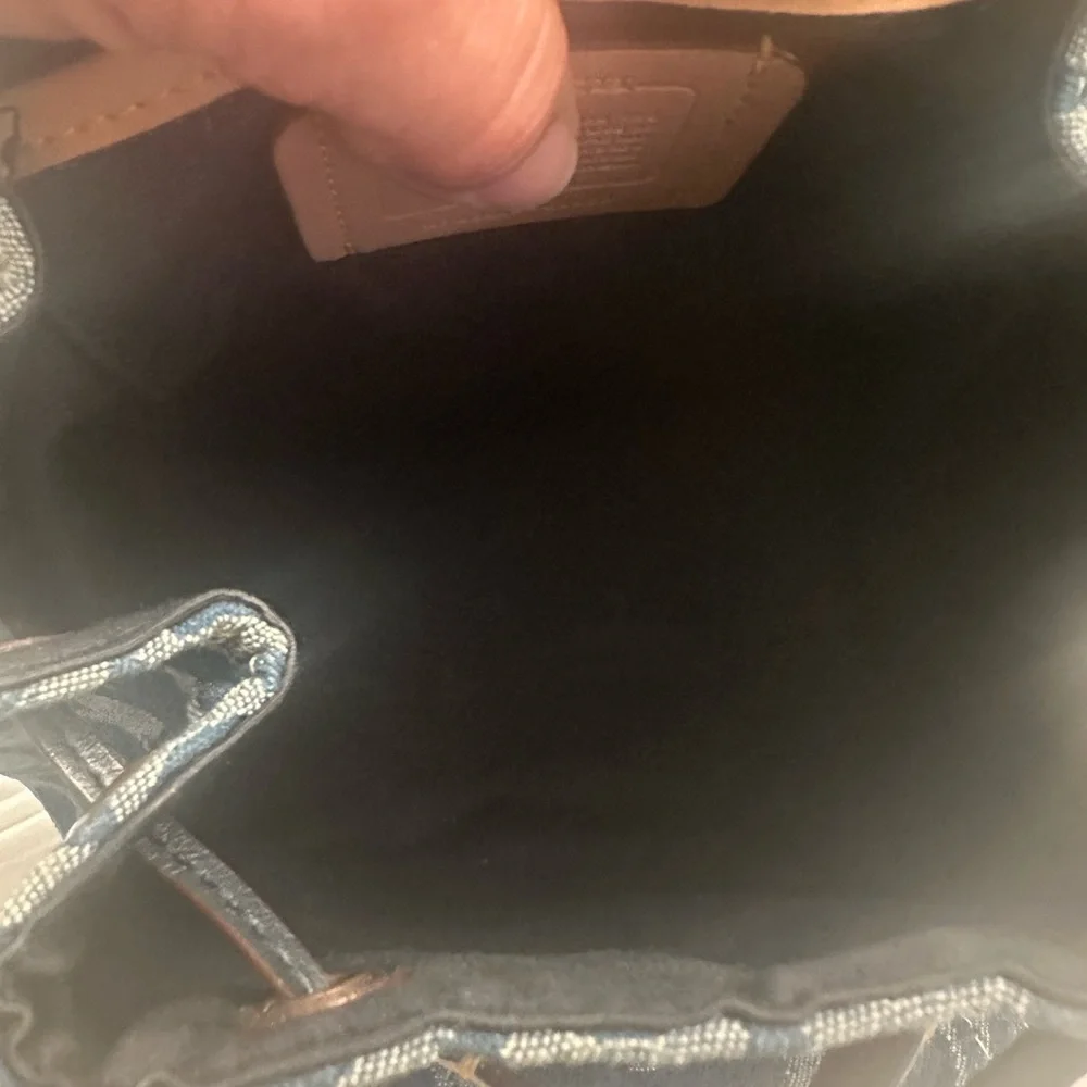 Coach Backpack Signature Denim - Picture 5 of 5